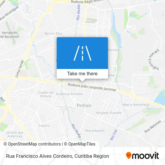 Rua Francisco Alves Cordeiro map