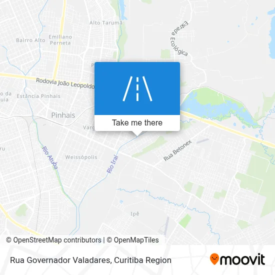 Rua Governador Valadares map
