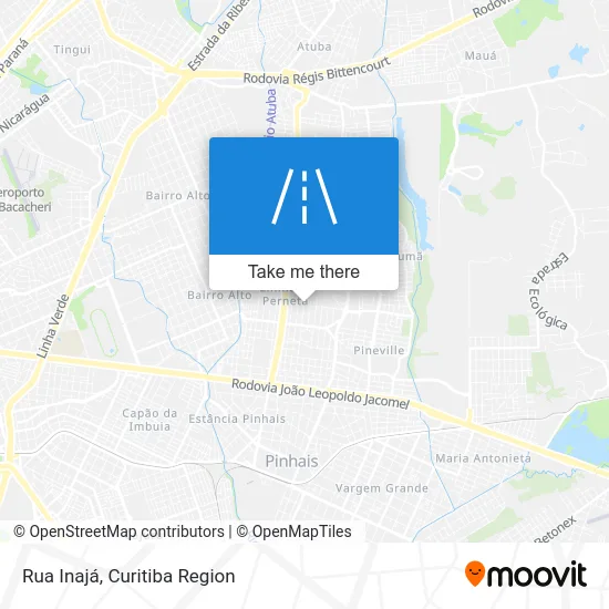 Rua Inajá map