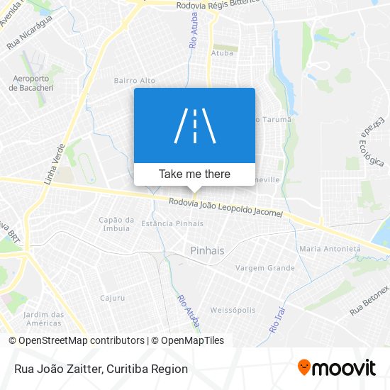 Rua João Zaitter map