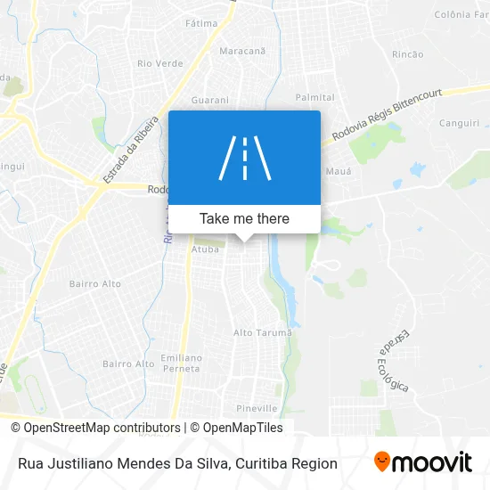 Rua Justiliano Mendes Da Silva map