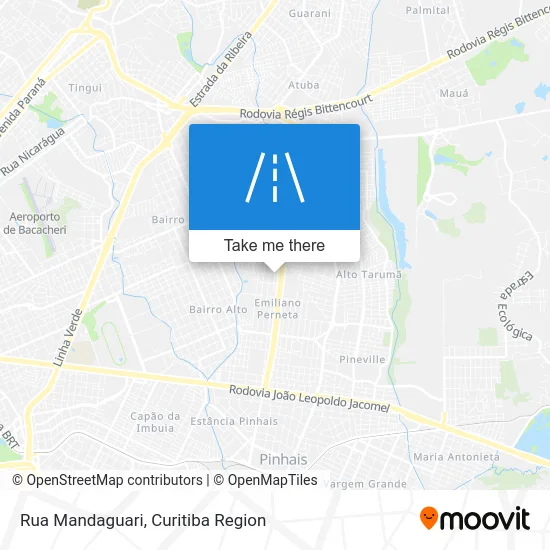Rua Mandaguari map