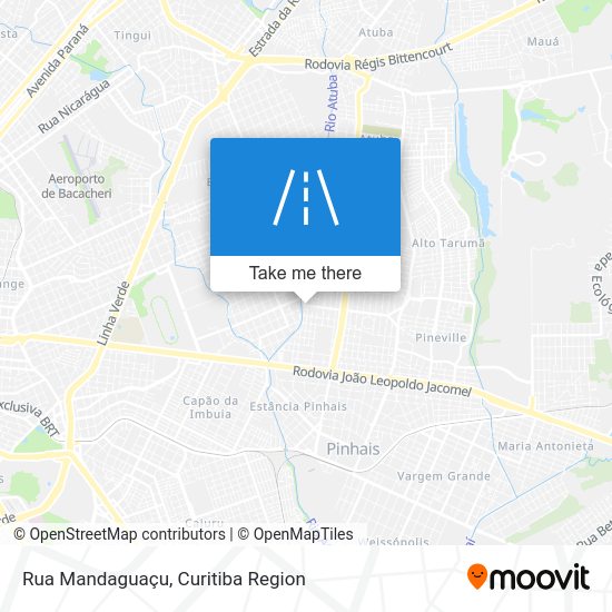 Rua Mandaguaçu map