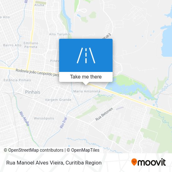 Rua Manoel Alves Vieira map