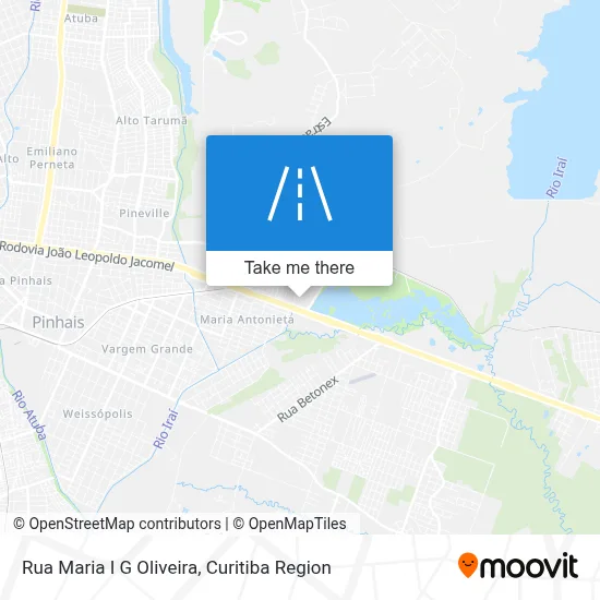 Rua Maria I G Oliveira map