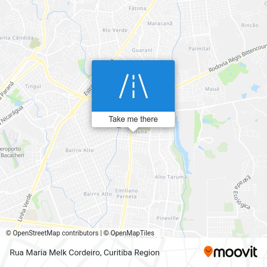 Rua Maria Melk Cordeiro map