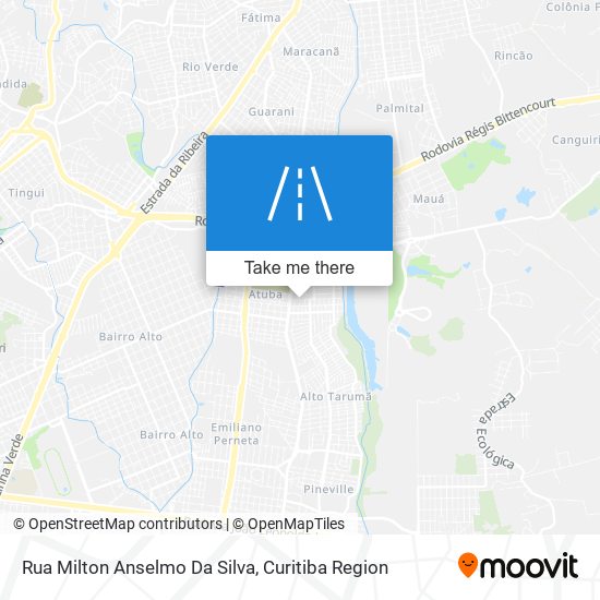 Rua Milton Anselmo Da Silva map