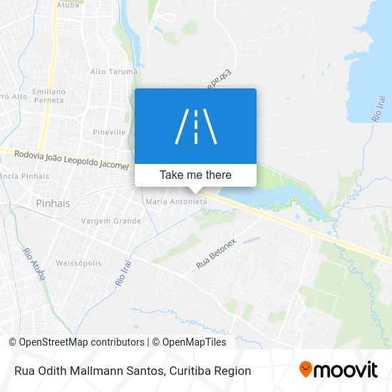 Rua Odith Mallmann Santos map