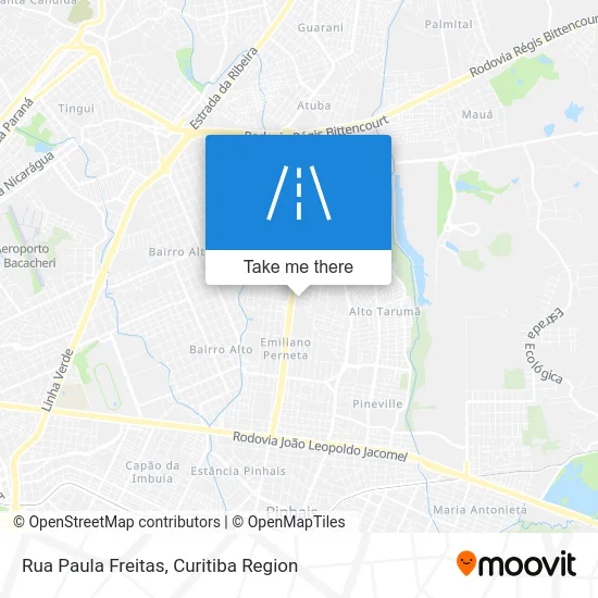 Rua Paula Freitas map