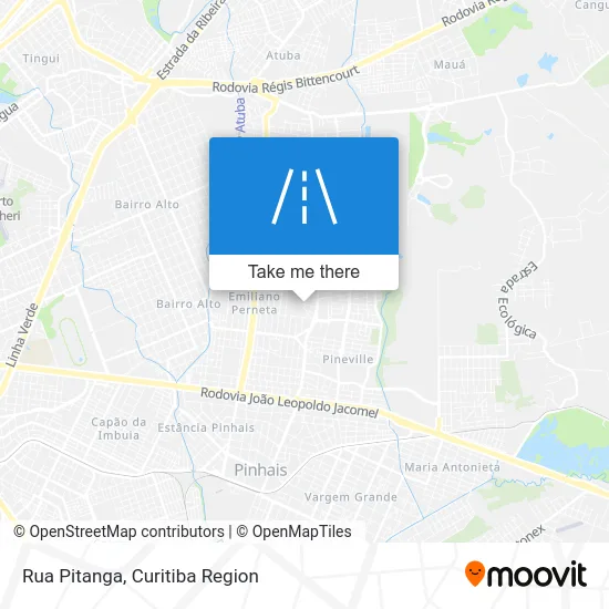 Rua Pitanga map