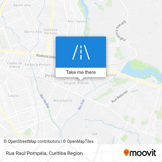 Rua Raul Pompéia map