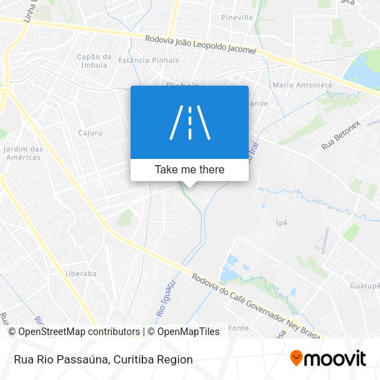 Rua Rio Passaúna map