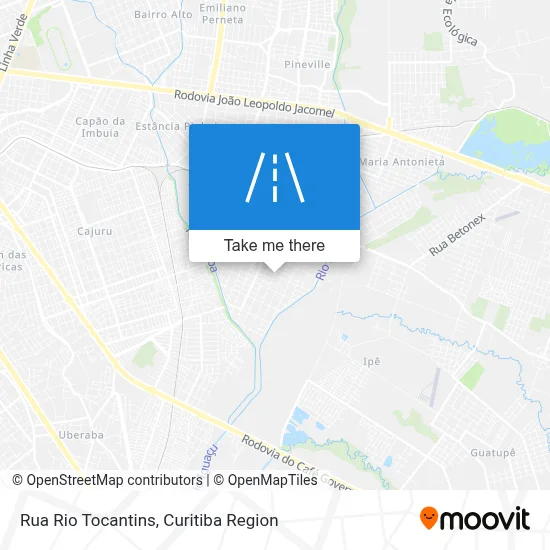 Rua Rio Tocantins map