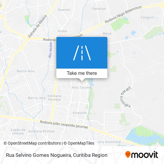 Rua Selvino Gomes Nogueira map