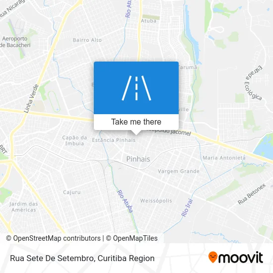 Rua Sete De Setembro map