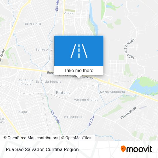Rua São Salvador map