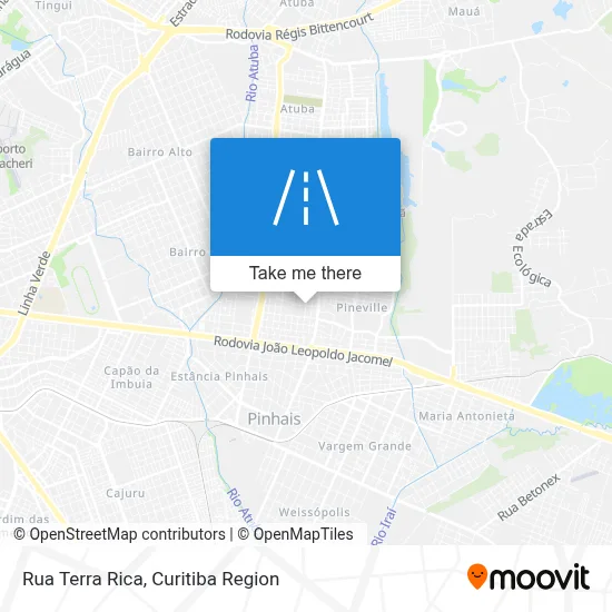 Rua Terra Rica map