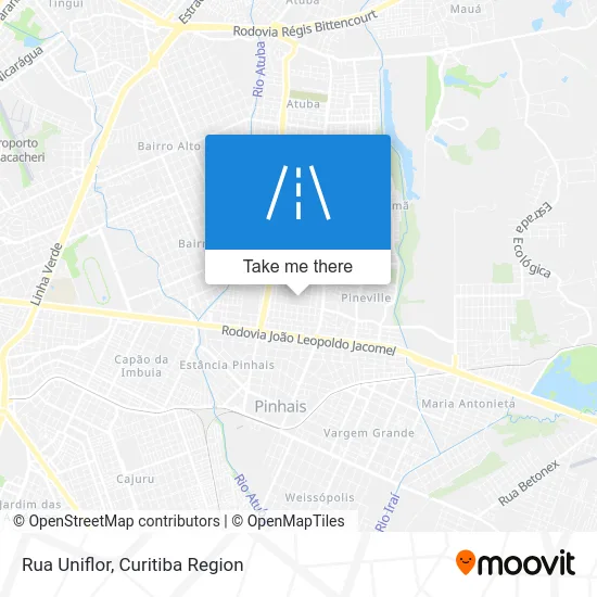 Rua Uniflor map