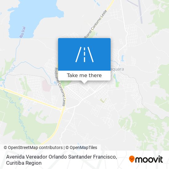 Avenida Vereador Orlando Santander Francisco map