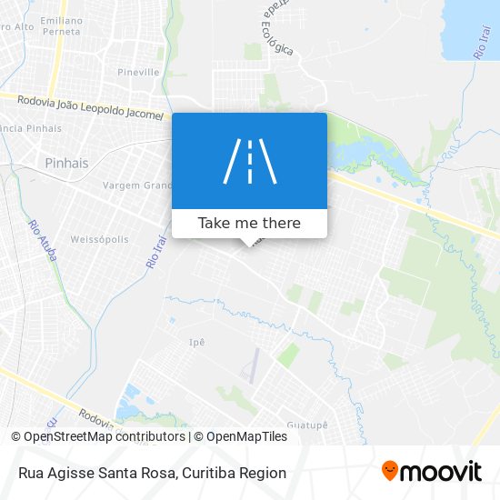 Rua Agisse Santa Rosa map