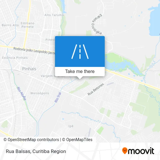 Rua Balsas map