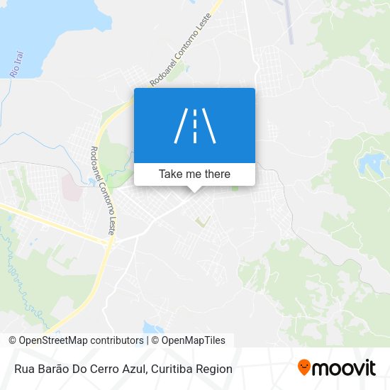 Rua Barão Do Cerro Azul map