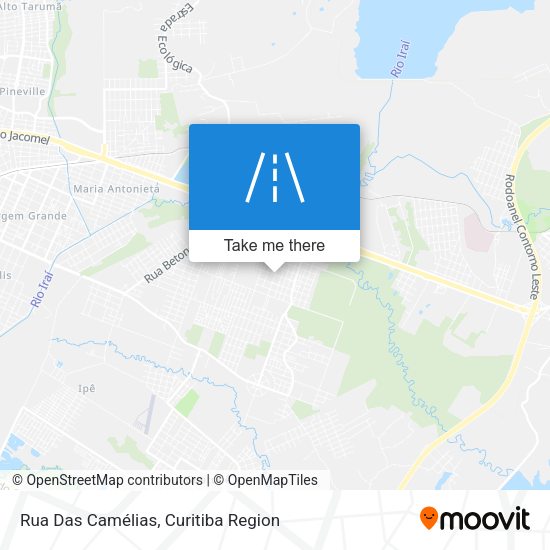 Rua Das Camélias map