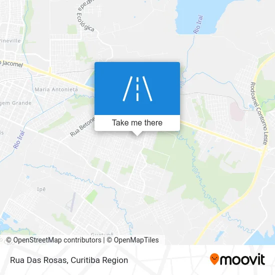 Rua Das Rosas map