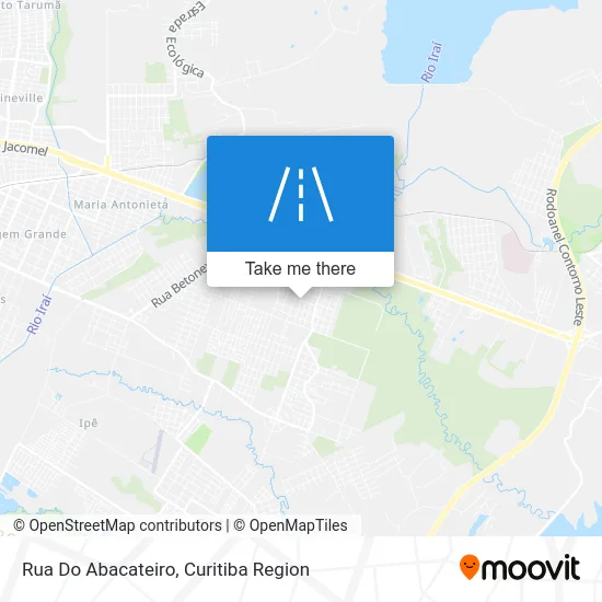 Rua Do Abacateiro map