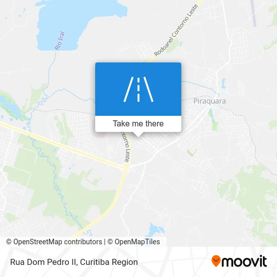 Rua Dom Pedro II map