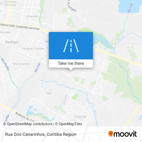 Rua Dos Canarinhos map