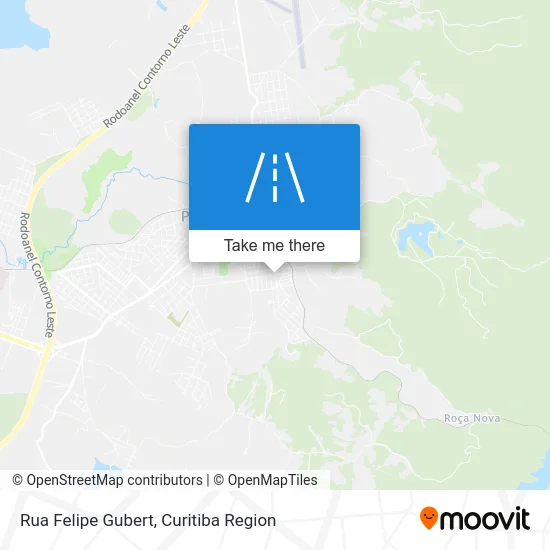 Rua Felipe Gubert map