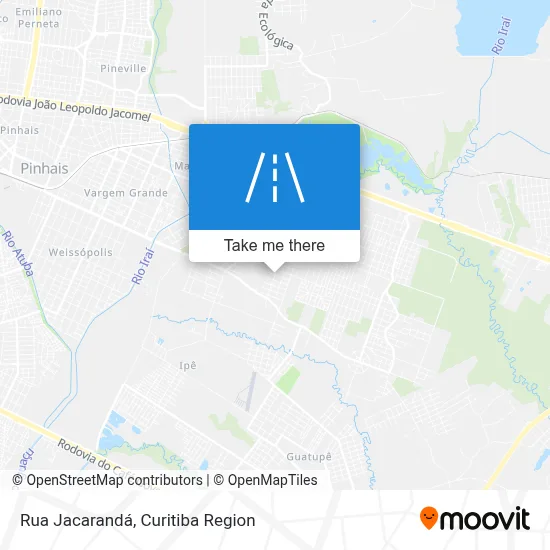 Rua Jacarandá map