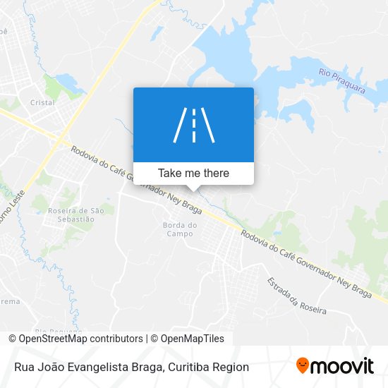 Rua João Evangelista Braga map