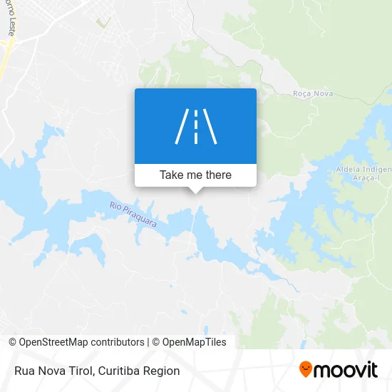 Rua Nova Tirol map