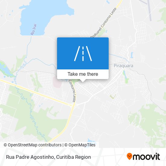 Rua Padre Agostinho map