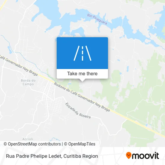 Rua Padre Phelipe Ledet map