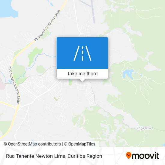 Rua Tenente Newton Lima map