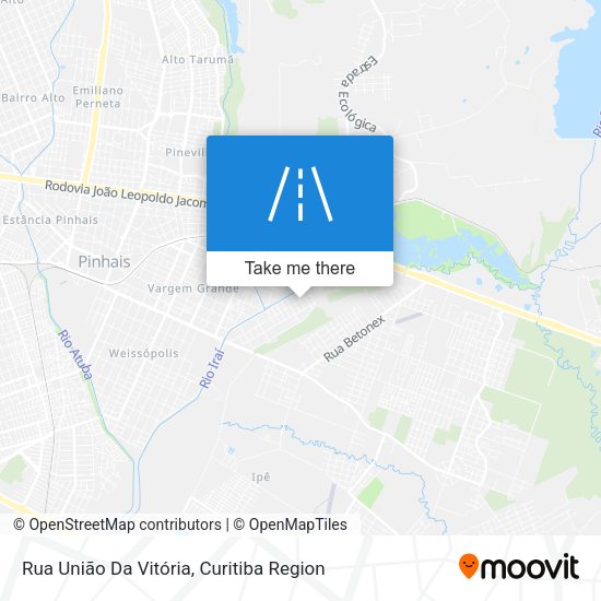 Rua União Da Vitória map