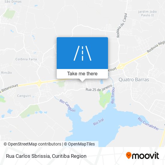 Rua Carlos Sbrissia map