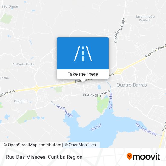 Rua Das Missões map