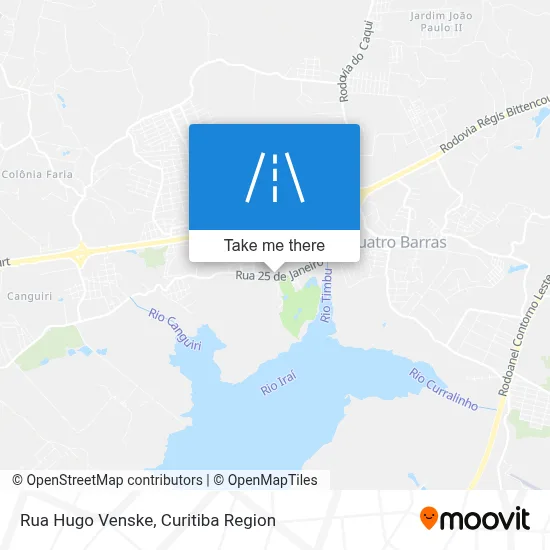 Rua Hugo Venske map