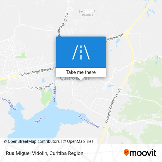 Rua Miguel Vidolin map