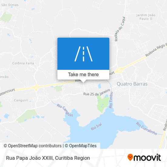 Rua Papa João XXIII map