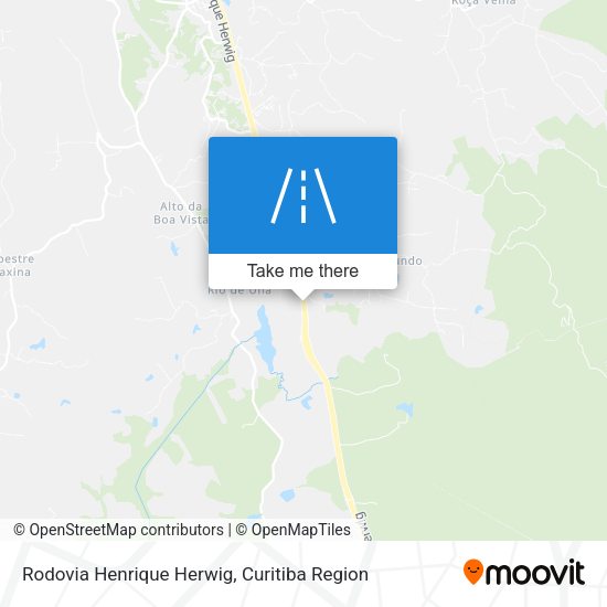 Rodovia Henrique Herwig map