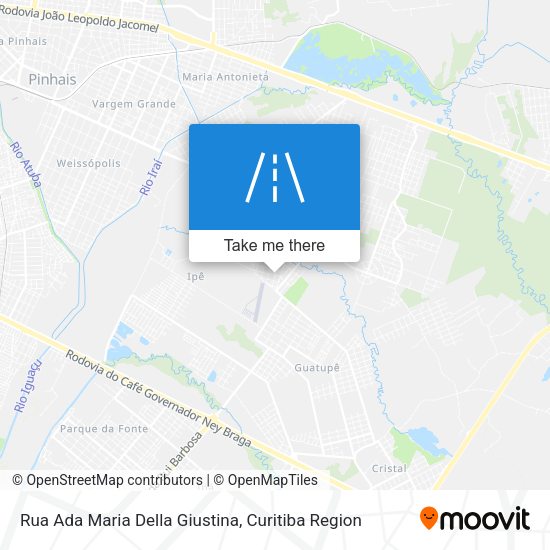 Rua Ada Maria Della Giustina map