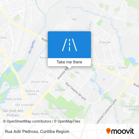Rua Adir Pedroso map