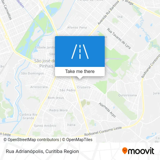 Rua Adrianópolis map