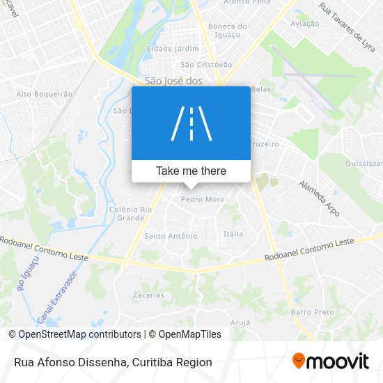 Rua Afonso Dissenha map