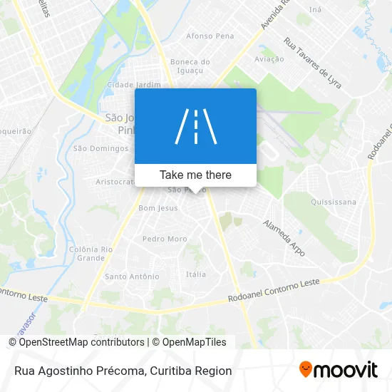 Rua Agostinho Précoma map
